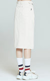 ロマンティッククラウン(ROMANTIC CROWN)    FRONT PLACKET SKIRT_OATMEAL
