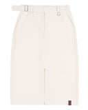 ロマンティッククラウン(ROMANTIC CROWN)    FRONT PLACKET SKIRT_OATMEAL