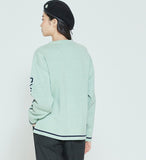 ロマンティッククラウン(ROMANTIC CROWN) SUNDAY NEWS BOY KNITWEAR_LIGHT GREEN