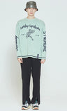 ロマンティッククラウン(ROMANTIC CROWN) SUNDAY NEWS BOY KNITWEAR_LIGHT GREEN