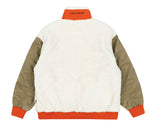 ロマンティッククラウン(ROMANTIC CROWN) COLOR SCHEME FLEECE JACKET_BEIGE