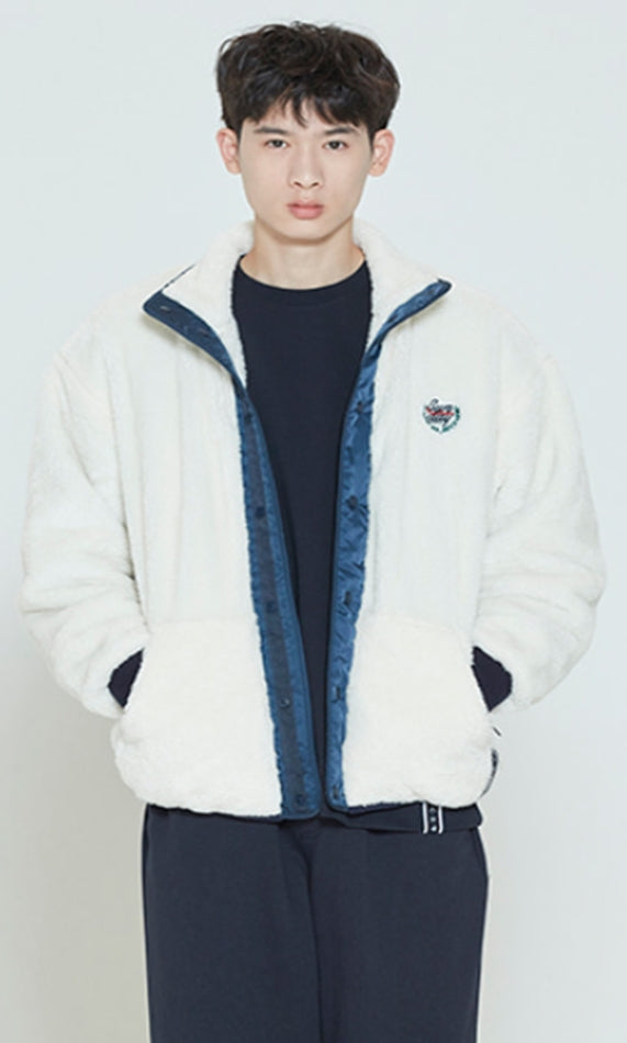 ロマンティッククラウン(ROMANTIC CROWN) BACK POCKET FLEECE JACKET_OATMEAL