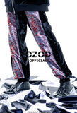 オージーオーディー(OZOD) velvet snake pants_black