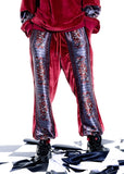 オージーオーディー(OZOD) velvet snake pants_wine