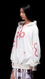 オージーオーディー(OZOD) snake hoody_white