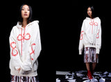 オージーオーディー(OZOD) snake hoody_white