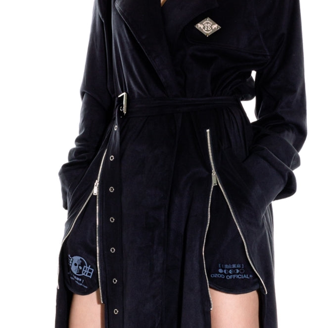オージーオーディー(OZOD) freewill trench coat_black
