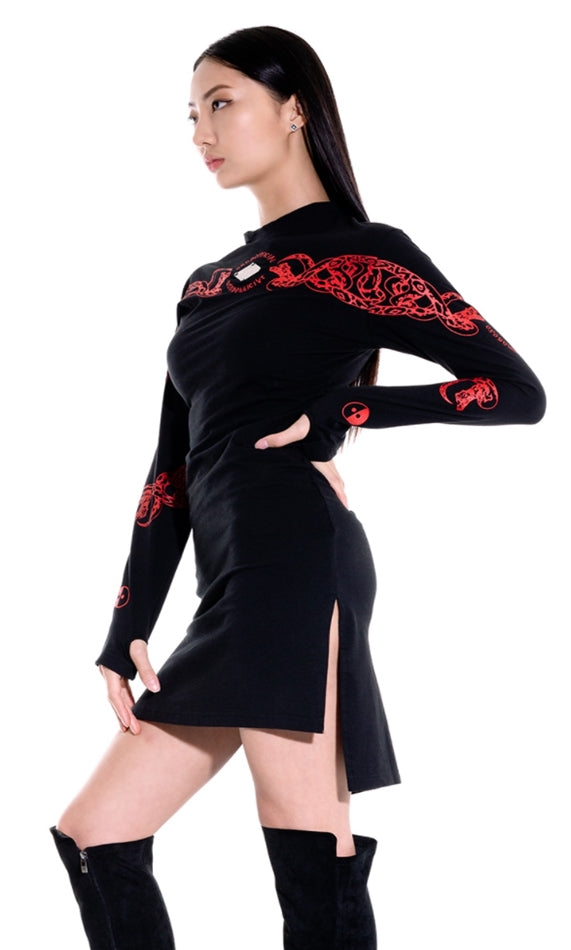 オージーオーディー(OZOD) snake one-piece