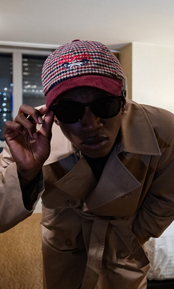 ワンダービジター(WONDER VISITOR)   2020 Signature two-tone ball cap [Burgundy]