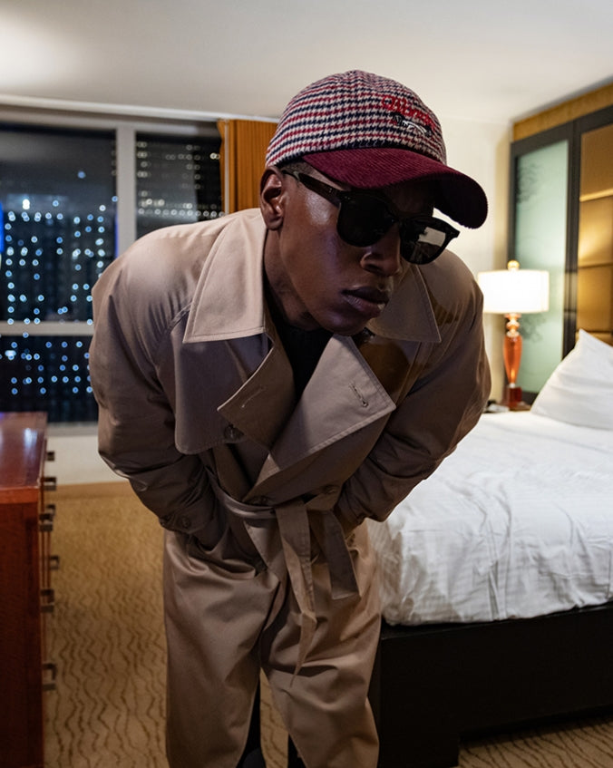 ワンダービジター(WONDER VISITOR)   2020 Signature two-tone ball cap [Burgundy]