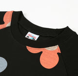 ワンダービジター(WONDER VISITOR)   Flower pattern sweat-shirt [Black]