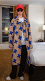 ワンダービジター(WONDER VISITOR)   Flower pattern oversize Trench coat