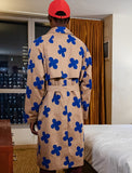 ワンダービジター(WONDER VISITOR)   Flower pattern oversize Trench coat
