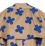 ワンダービジター(WONDER VISITOR)   Flower pattern oversize Trench coat