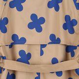 ワンダービジター(WONDER VISITOR)   Flower pattern oversize Trench coat