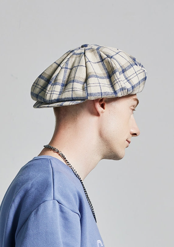 セイントペイン(SAINTPAIN) SP Muse Check Newsboy Hat-Beige