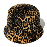 セイントペイン(SAINTPAIN) SP Leopard Fleece Bucket Hat-Yellow
