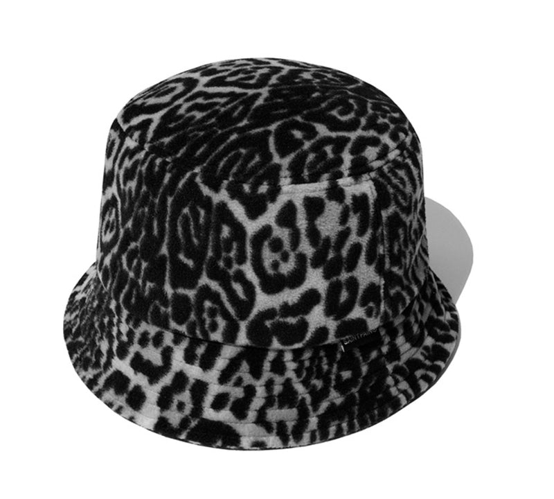 セイントペイン(SAINTPAIN) SP Leopard Fleece Bucket Hat-Gray