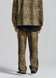 セイントペイン(SAINTPAIN) SP Leopard Fleece Pants-Yellow