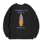 セイントペイン(SAINTPAIN) SP Our Lady Crew Neck-Black