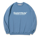 セイントペイン(SAINTPAIN) SP OG Logo Crew Neck-Light Blue