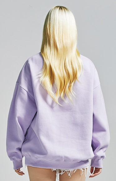 セイントペイン(SAINTPAIN) SP Arch Logo Crew Neck-Light Purple