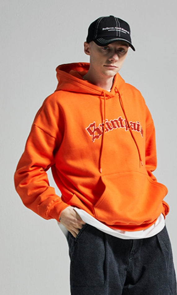 セイントペイン(SAINTPAIN)  SP Arch Logo Hood-Orange