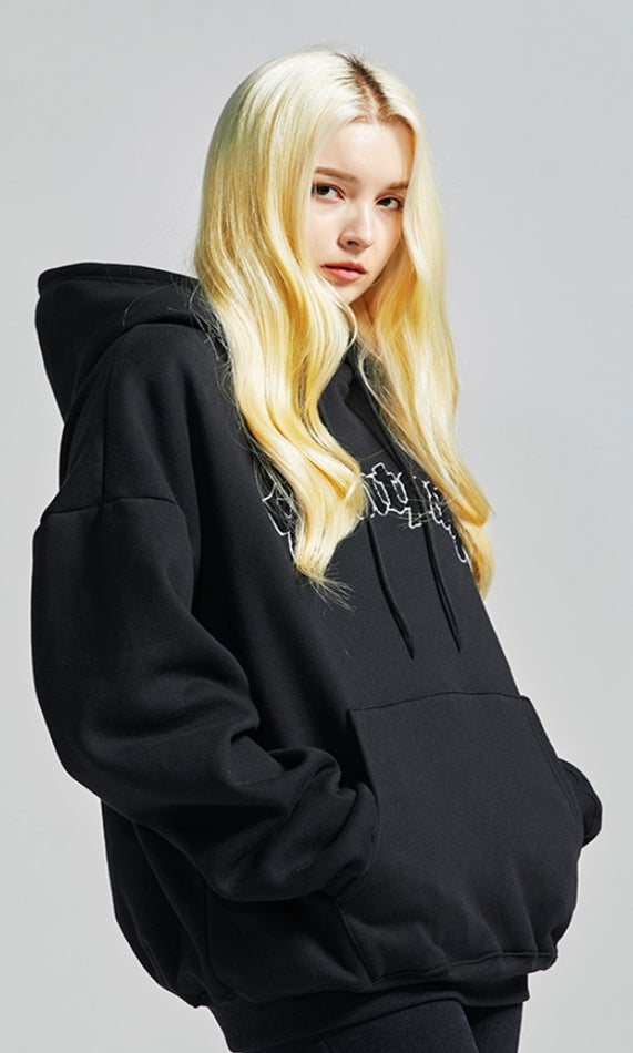 セイントペイン(SAINTPAIN)  SP Arch Logo Hood-Black