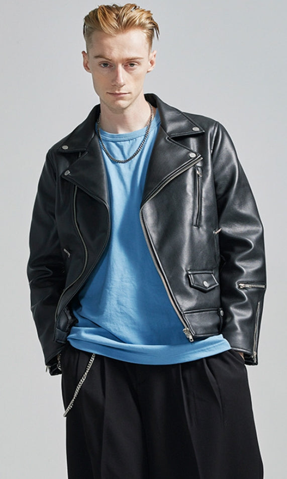 セイントペイン(SAINTPAIN) SP Upton Quilting Riders Jacket-Black