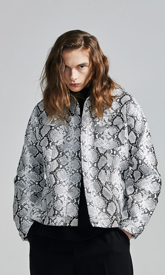 セイントペイン(SAINTPAIN) SP Fleather Trucker Jacket-Phyton