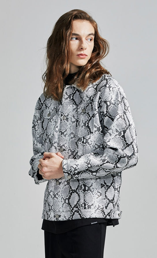 セイントペイン(SAINTPAIN) SP Fleather Trucker Jacket-Phyton