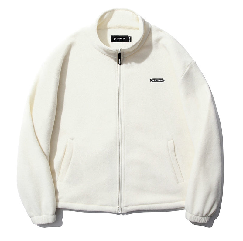 セイントペイン(SAINTPAIN) SP Fleece Zip Up Jacket-White