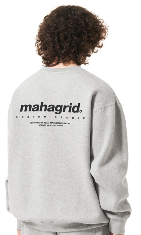 mahagrid (マハグリッド) ORIGIN LOGO CREWNECK [GREY