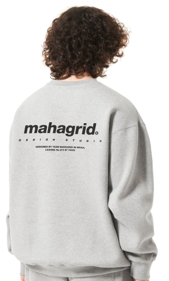 mahagrid (マハグリッド) ORIGIN LOGO CREWNECK [GREY] – UNDERSTUDY CLUB
