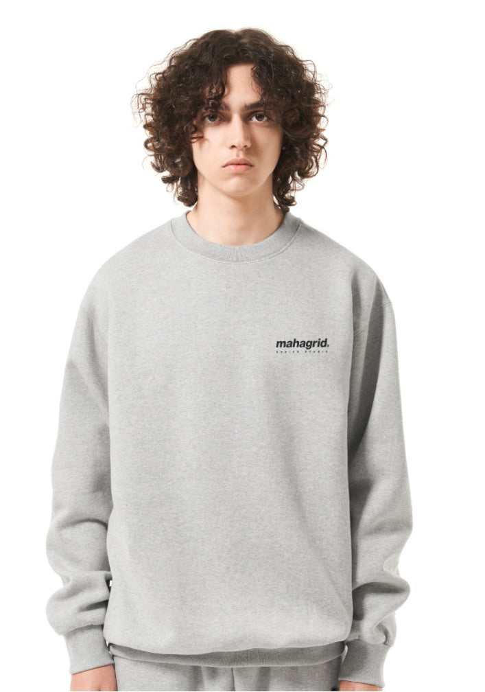 mahagrid (マハグリッド)  ORIGIN LOGO CREWNECK [GREY]