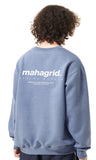 mahagrid (マハグリッド) ORIGIN LOGO CREWNECK [BLUE]