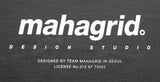 mahagrid (マハグリッド) ORIGIN LOGO CREWNECK [CHARCOAL]