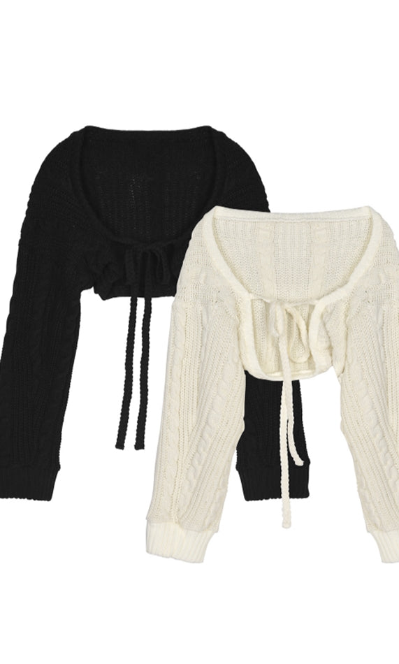 nache(ナチェ) knit bolero