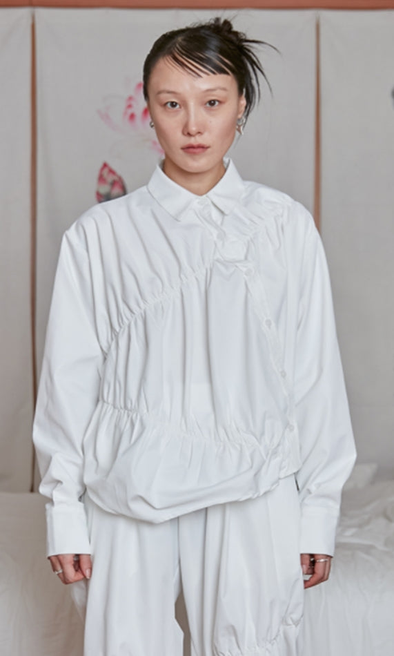 nache(ナチェ) unbalance shirt