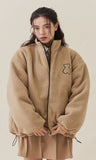 AQO_studiospace(アコスタジオスペース) AQO BEAR REVERSIBLE FLEECE JACKET BROWN