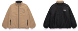 AQO_studiospace(アコスタジオスペース) AQO BEAR REVERSIBLE FLEECE JACKET BROWN