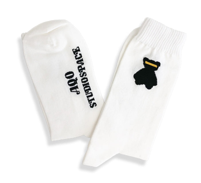 AQO_studiospace(アコスタジオスペース) AQO BASIC BEAR SOCKS