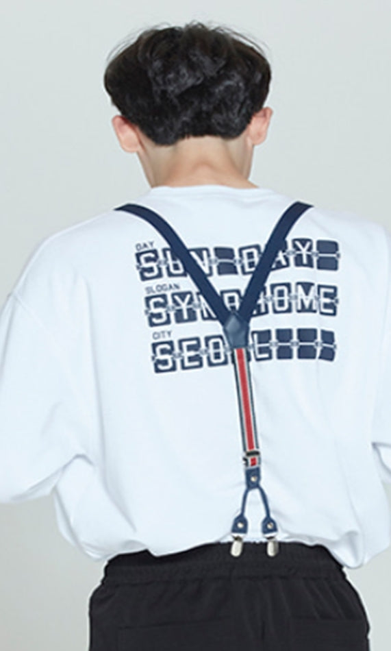 ロマンティッククラウン(ROMANTIC CROWN) CEREMONY TAPE SUSPENDER_NAVY