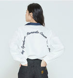 ロマンティッククラウン(ROMANTIC CROWN)SUNDAY SYNDROME BOWLING SHIRT_WHITE