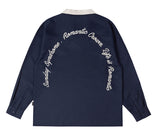 ロマンティッククラウン(ROMANTIC CROWN)  SUNDAY SYNDROME BOWLING SHIRT_NAVY