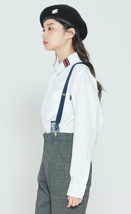 ロマンティッククラウン(ROMANTIC CROWN)  LUGGAGE TAG SHIRT_WHITE