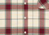 ロマンティッククラウン(ROMANTIC CROWN)  CROSS CHECK CUFFS SHIRT_OATMEAL