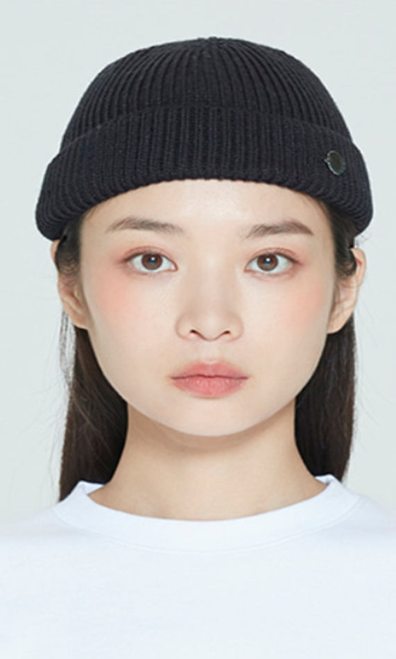 ロマンティッククラウン(ROMANTIC CROWN)  LAUREL LOGO WATCH CAP_BLACK