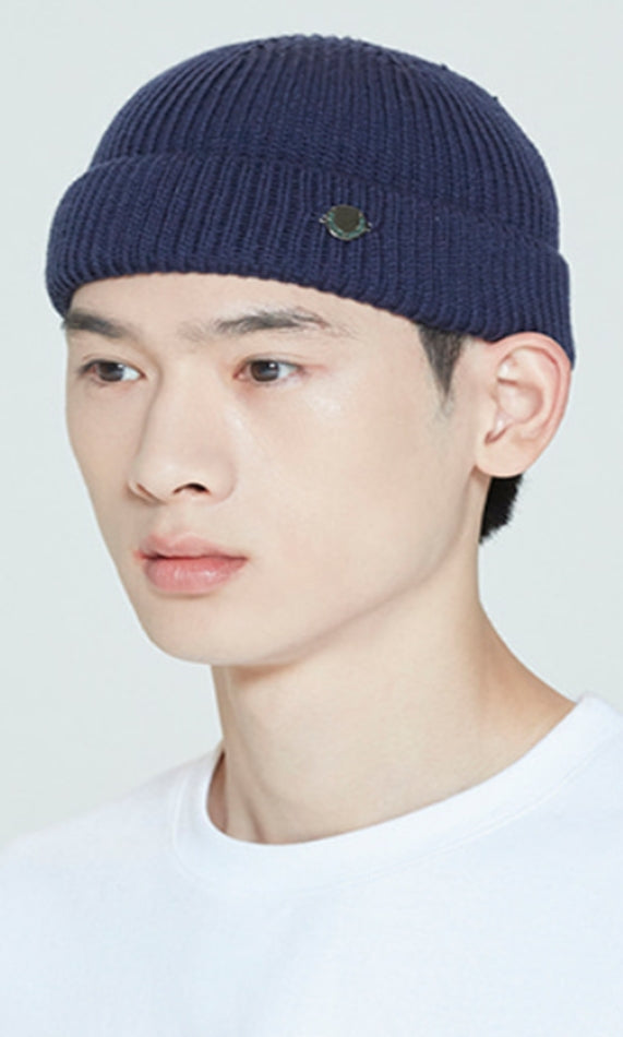 ロマンティッククラウン(ROMANTIC CROWN)  LAUREL LOGO WATCH CAP_NAVY