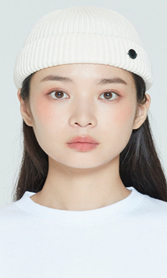 ロマンティッククラウン(ROMANTIC CROWN) LAUREL LOGO WATCH CAP_OATMEAL